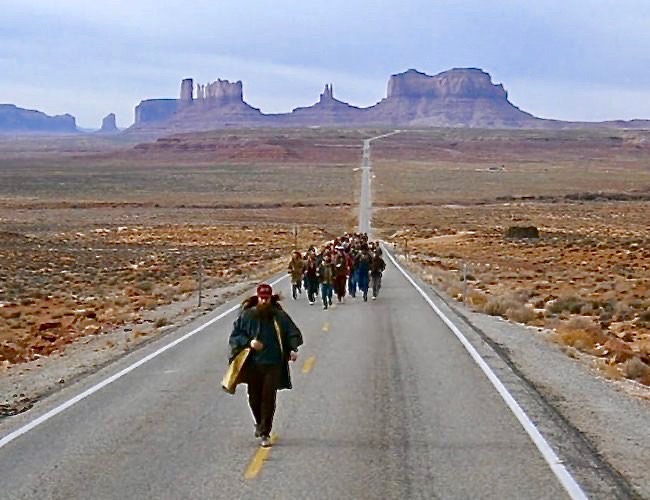 Look familiar? This is the scene filmed in Monument Valley when Forrest Gump stopped running. MOVIEWORLDMAP.COM PHOTO